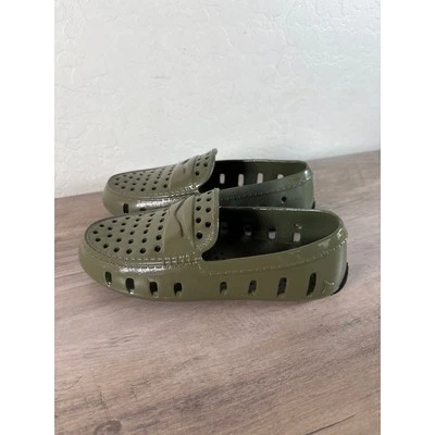 Floafers niños jóvenes Prodigy Driver verde brillante patente de ciprés/negro talla J1 nuevo sin etiquetas Foto 1 de 4