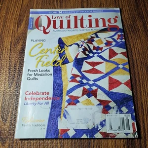 Love of Quilting Magazine July/August 2021 Medallion Quilts Fons & Porter - Bild 1 von 6