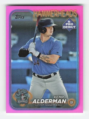 2024 Topps Pro Debut Fuchsia Foil #PD-150 Kemp Alderman SN #/199 NM - Image 1 of 2