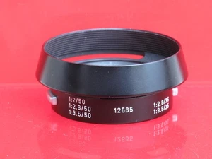 Parasol Leica 12585 para 35 mm 50 mm Summicron, Summaron, VENDEDOR DE EE. UU. "LQK" - Imagen 1 de 2