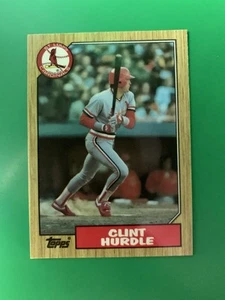 1987 Topps Tiffany Clint Hurdle St. Louis Cardinals #317 - Picture 1 of 2