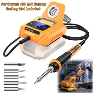 For Dewalt 18V 20V Battery Portable Welding Tool Soldering Iron Station Cordless - Picture 1 of 12