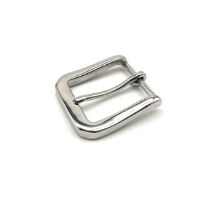 Shiny Stainless Buckle Leather Belt Buckle Strap Fastener 36mm - Picture 1 of 7