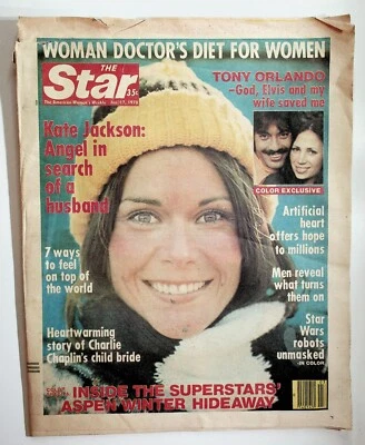 1978 Jan 17 Star Magazine Kate Jackson Star Wars Robots Aspen Celebs Diet Elvis - Image 1 of 4