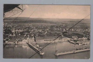 AK Zeppelin Luftschiff Deutschland - Schwaiger Ulm Verlag + Autograph 1915 - Bild 1 von 2