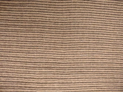 FABRIC GREY & WHITE STRIPED KNIT MEDIUM  WEIGHT 1 YARD  15"X 72" WIDE TUBE - Image 1 of 2