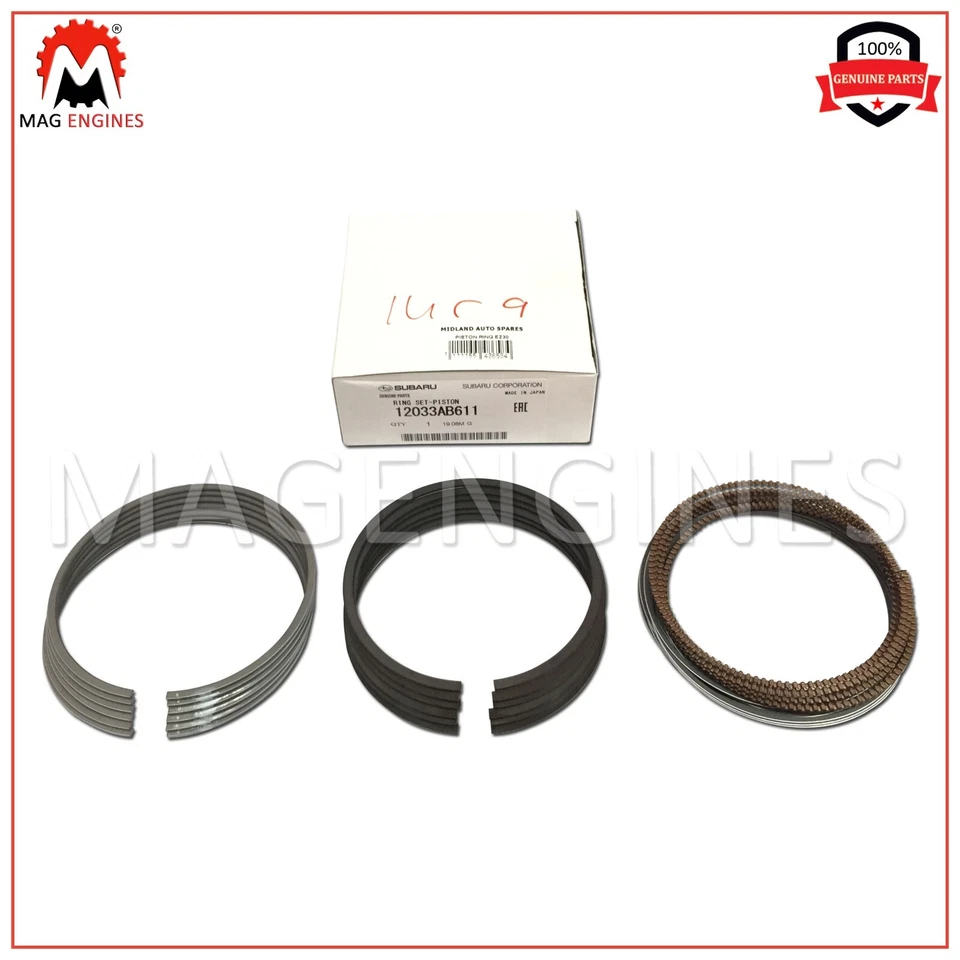 12033-AB611 JUEGO DE ANILLOS GENUINO OEM PISTÓN EZ30D PARA LEGACY 3.0 LTR 12033AB611 Foto 1 de 1