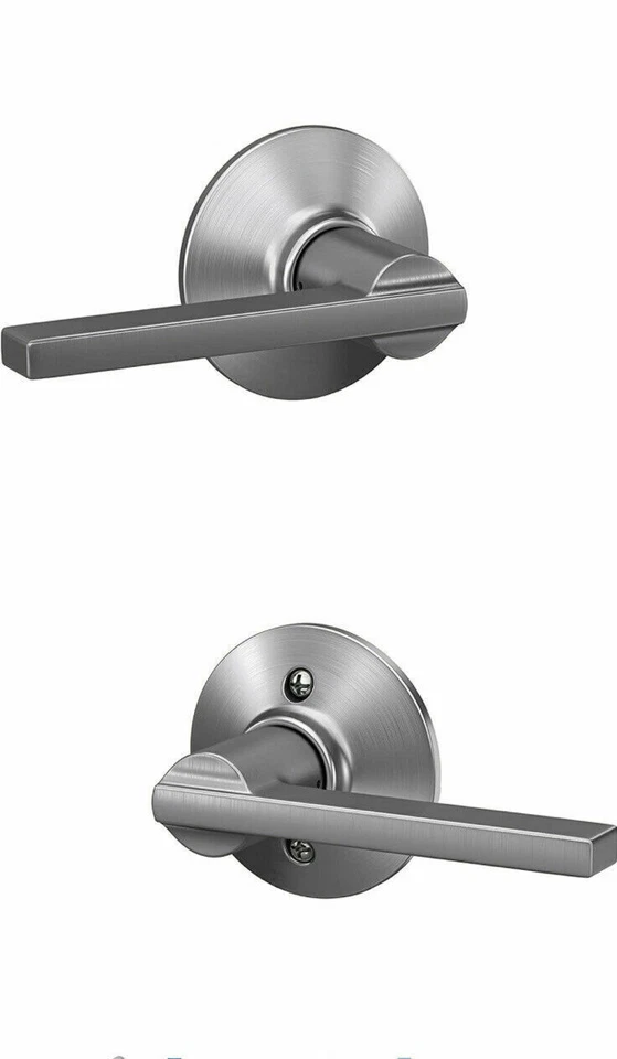 Schlage Latitude Door Lever, Hall & Closet Passage Lock - F10 LAT - Image 1 of 1
