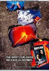 Dante's Peak Brosnan, Hamilton Movie Promo 1998 Full Page Print Ad - Bild 1 von 4
