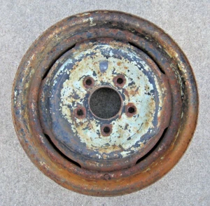 Original 1962-64 Chevrolet Passenger Car Steel Wheel 14x5 5 Lug x 4.75" OEM 5210 - Picture 1 of 9