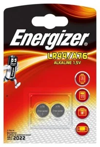 1x A76 LR44 13GA Energizador Alcalino Manganeso 1,5V 1x 2er Bli. - Imagen 1 de 3