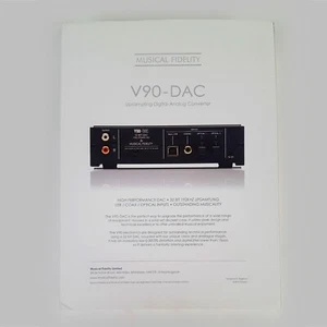 Musical Fidelity - V90-DAC Convertidor Digital a Analógico - (CAJA ABIERTA) - Imagen 1 de 1