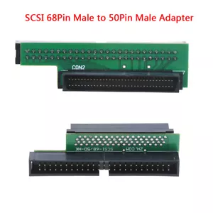 SCSI 68 pin 68-pin male to 50 pin 50-pin male adapter converter 。qo - Picture 1 of 9