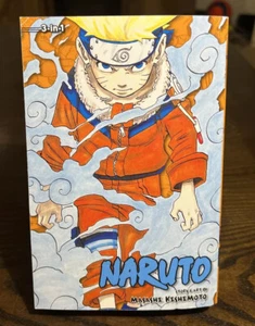 Naruto: 3-in-1 Edition (1-2-3) Volume English Omnibus Manga Shonen Jump Masashi - Picture 1 of 11