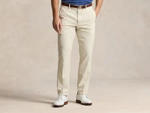 Men's Ralph Lauren RLX Tailored Fit Performance Twill Pant in Sand Size 30 x 32 - Picture 1 of 9
