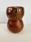 Vintage Glazed Pottery Art Vase “Bikini” 5.5” Unique!