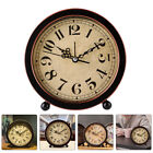 Vintage Inspired Alarm Clock with Metal Frame and Luminous Hands - Classic Look