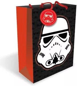 Star Wars Large Gift Bag - 31cm x 26cm x 10 cm Stormtrooper gift bag - Picture 1 of 1