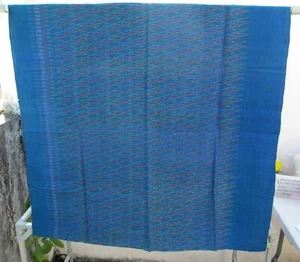 Vintage Lao Hmong Hill Tribe Silk Sarong Textile Handmade 68 X 37 inches - Foto 1 di 3