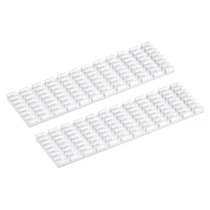 2 Pack M.2 SSD Kühlkörper Kühler mit Pad Legierung für PC 70x22x3mm Light Weiß - Bild 1 von 5