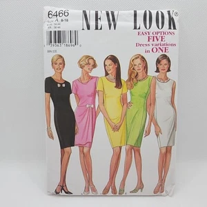 Simplicity 6466 Misses Fitted Princess Seam Dress Sewing Pattern Size 8-18 Uncut - Picture 1 of 6