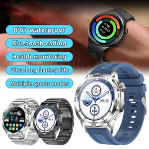 Men's Smart Watch Bluetooth Call Watches Heart Rate Monitoring Sport Smartwatch - Picture 1 of 25