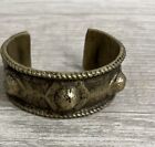 Antique Unique Handmade Bracelet Metal Decorative Vintage Made in Israel 2A