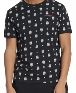 Hurley Surf Company Sugar Skull Calavera Black Mens T-Shirt Size M - Picture 1 of 7