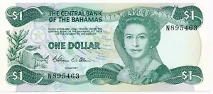BAHAMAS banknote 1 Dollar 1984 aUNC About Uncirculated - Picture 1 of 7