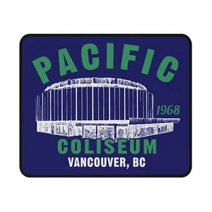 Pacific Coliseum 1968 Rubber Base NHL Computer Mouse Pad - Vancouver Canucks - Bild 1 von 5