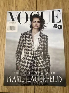 Vogue Magazine Germany July 2019 Karl Lagerfeld Edition Fashion Supermodels - Picture 1 of 5