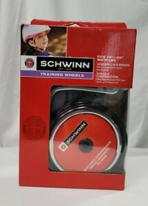 NEW Schwinn Training Wheels Fits 16" to 20" Bicycles With Mounting Hardware