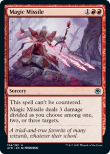 Magic Missile FOIL Adventures in the Forgotten Realms NM Uncommon CARD ABUGames - Picture 1 of 1