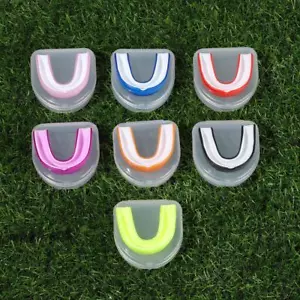 New Sport Football Mouth Guard Boxing Gum Shield Rugby Teeth Protection - Picture 1 of 15