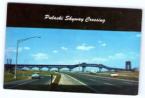 Pulaski Skyway Crossing New Jersey Turnpike postcard A577 - Picture 1 of 2