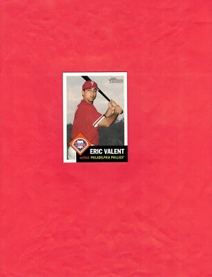 2002 Topps Heritage #259 Eric Valent! Philadelphia Phillies! - Image 1 of 2