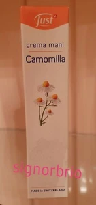 Crema Mani Camomilla Just nuova 30ml effetto seta velluto unghie deboli curativa - Foto 1 di 1