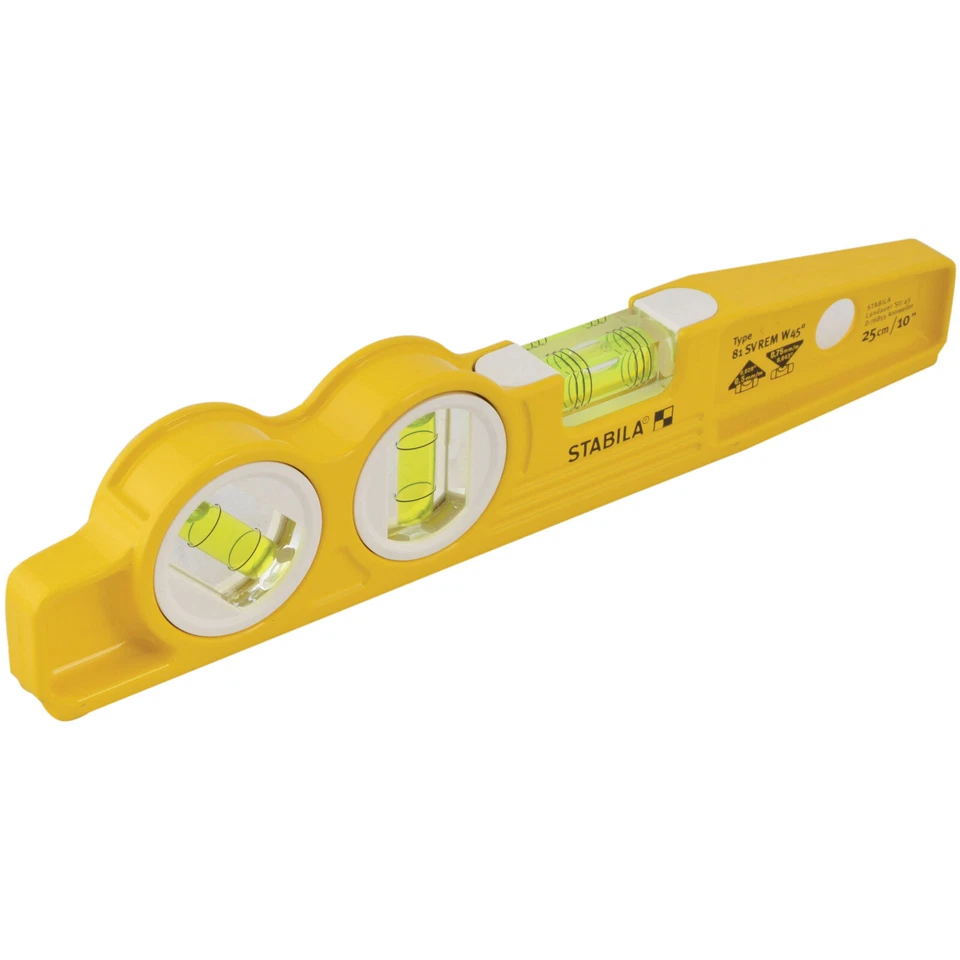 Stabila 16672 81 SV REM W45 Rare Earth Magnetic Torpedo Level 25cm Fixed - Image 1 of 1