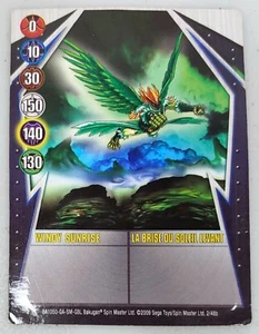 Bakugan Gundalian Invaders Windy Sunrise - Metal/Magnetic Silver Gate Card 2/48b - Picture 1 of 2
