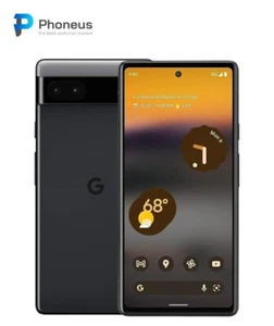 Google Pixel 6A 128GB Charcoal Dual SIM Android (Unlocked) Smartphone - Picture 1 of 14