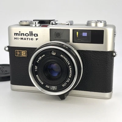 Minolta Hi-Matic F analoge Sucherkamera 35 mm Ausgezeichnet + 5 aus Japan - Bild 1 von 4