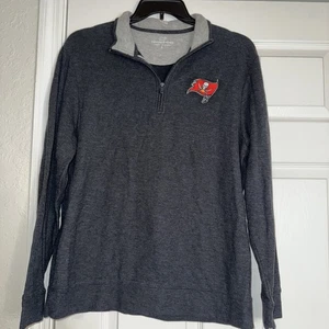 Vineyard Vines Para Hombre Tampa Bay Buckaneers Cuarto Cremallera Talla Grande - Imagen 1 de 6
