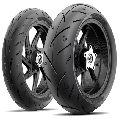200/50-17 + 120/70-17 DIABLOS Motorcycle Tire SET - NEW (2 TIRES) - Image 1 of 4