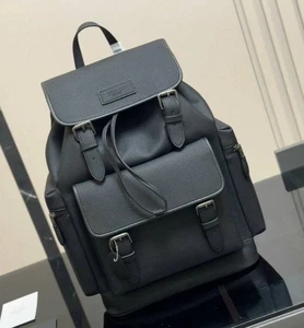 36317 Coach Zaino Nero Pelle Multifunzione Tasche Outlet Prodotti Nuovo con etichette - Foto 1 di 9