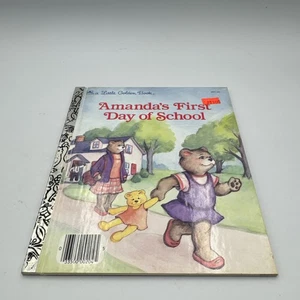 Amandas First Day of School ( Little Golden Book 1985) - Picture 1 of 2