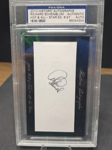 2010 PSA DNA SLABBED Historic Auto ⚾ Richard Scheinblum HOF/ALL ⭐ Ed. #6/27 👀👀 - Bild 1 von 8