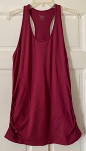 ATHLETA Speedlight Tank Top Size XL Burgundy Seamless Racerback Women's - Picture 1 of 6