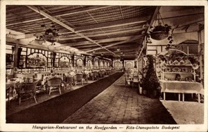Postal Budapest Hungría, restaurante en el jardín de la azotea, Ritz-Dunapalota... - 4901385 - Imagen 1 de 2