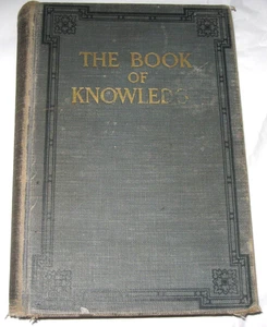 1912 VERSION "BOOK OF KNOWLEDGE" BINDER IN ROUGH SHAPE - Foto 1 di 5