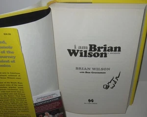 BRIAN WILSON SIGNED I AM BOOK THE BEACH BOYS AUTOGRAPH CLASSIC ROCK JSA COA - Picture 1 of 8